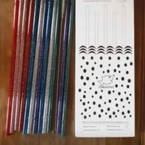 12 count Dakoufish drinking straw's reusable You get 2 boxes